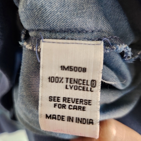 Alison Andrews Bomber Jacket Chambray - Picture 3 of 9